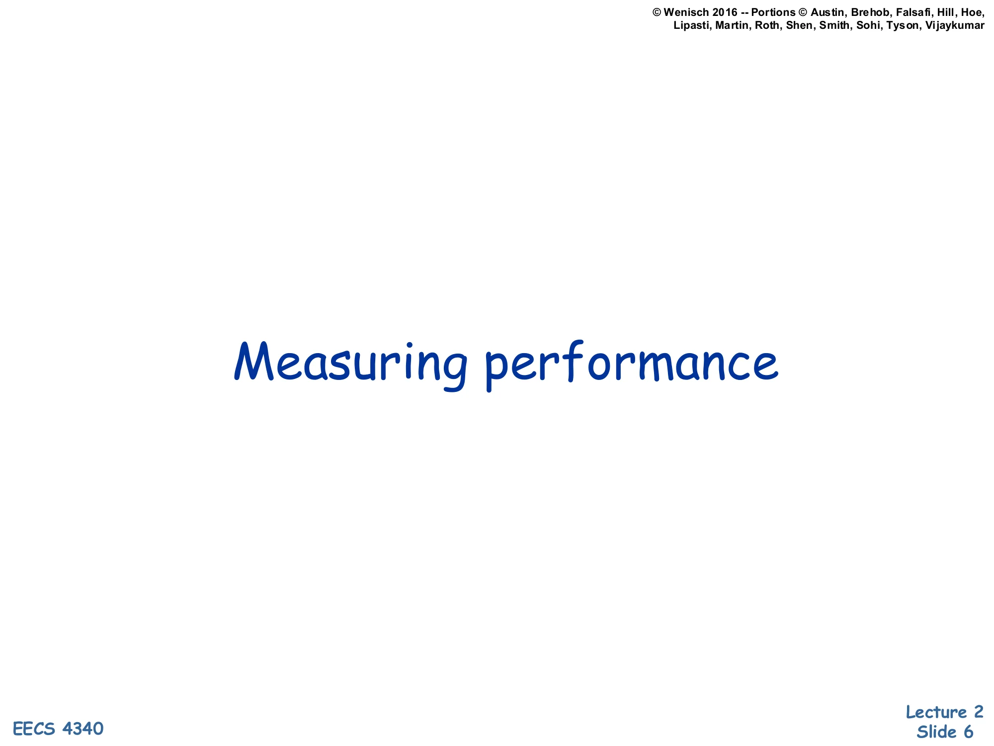 Measuring performance (slide 6)