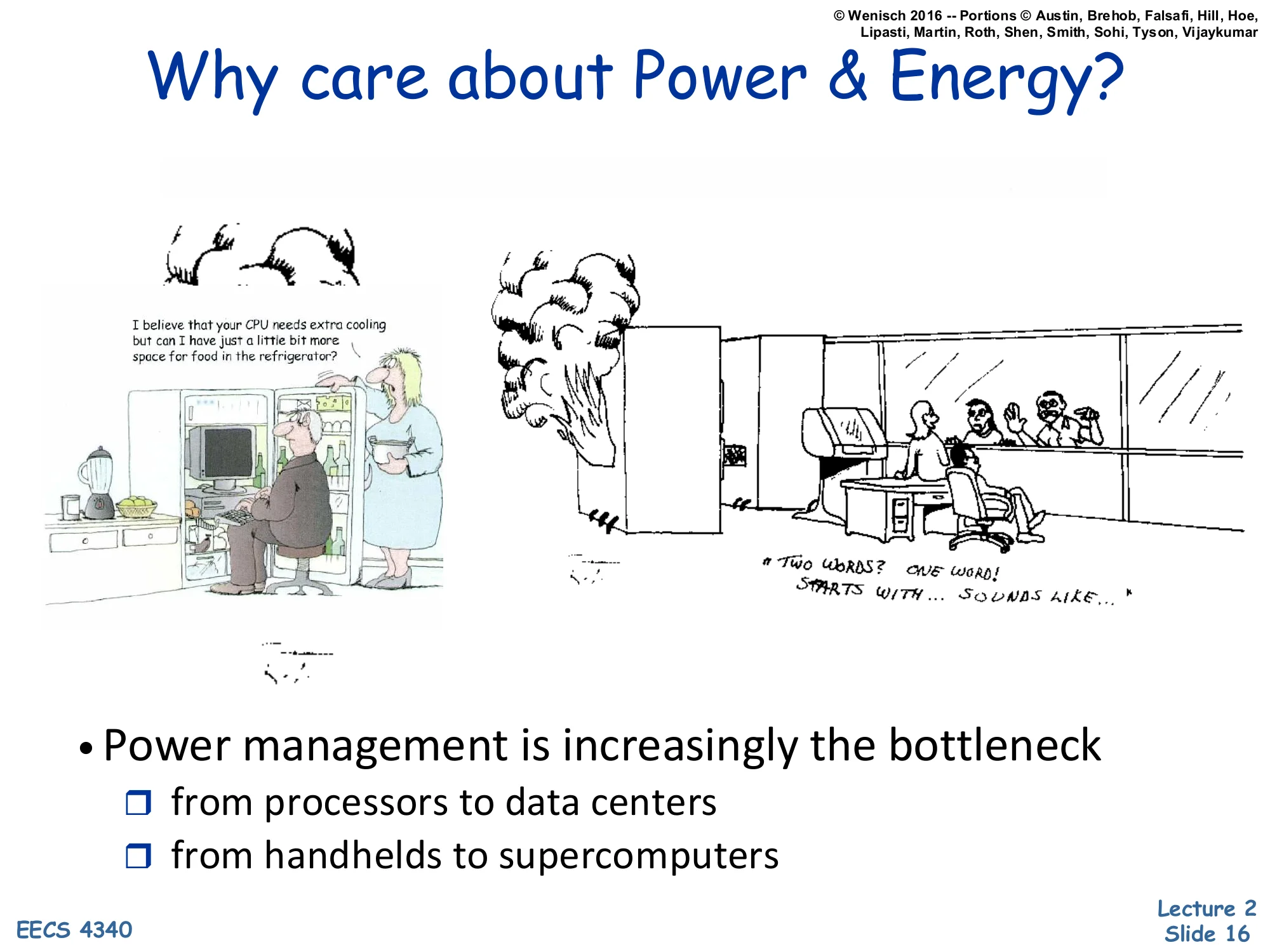 Why care about Power & Energy? (slide 16)