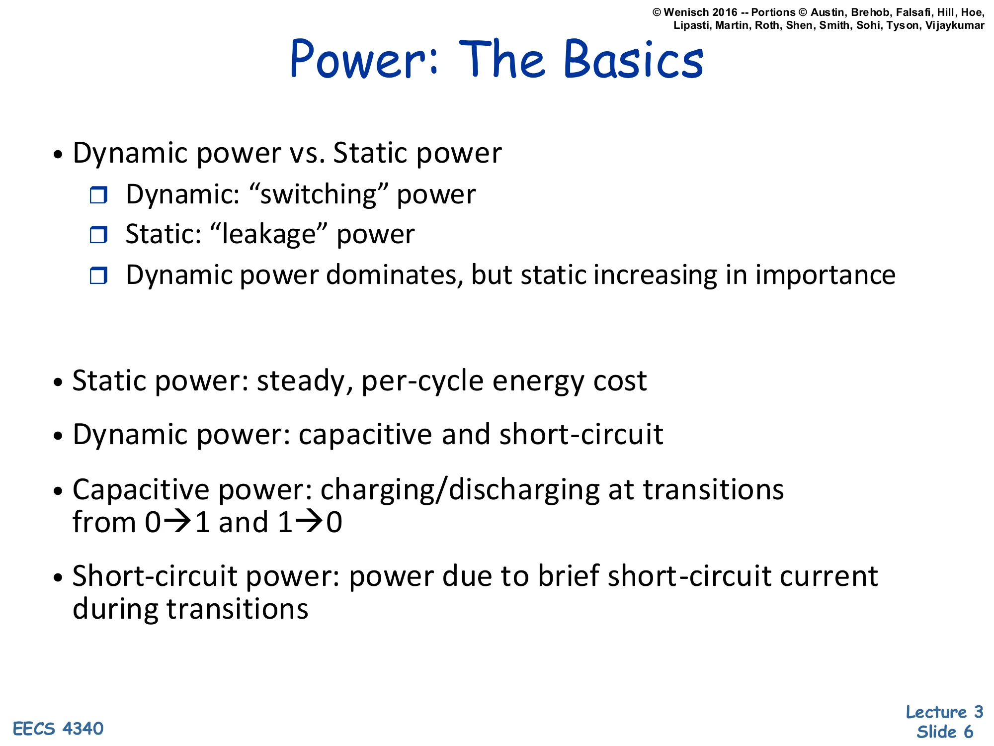 Power: The Basics (slide 6)