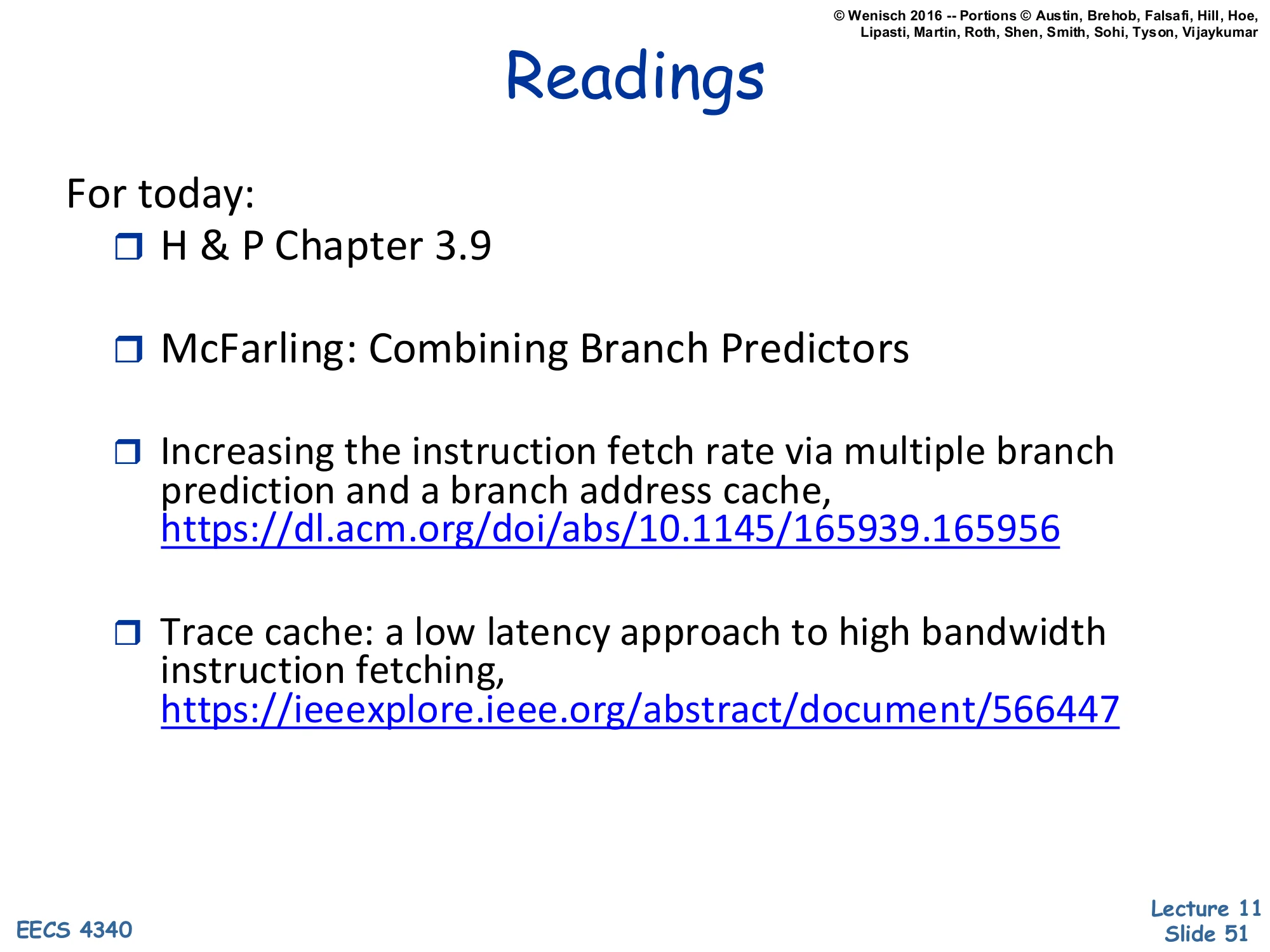 Readings (slide 51)